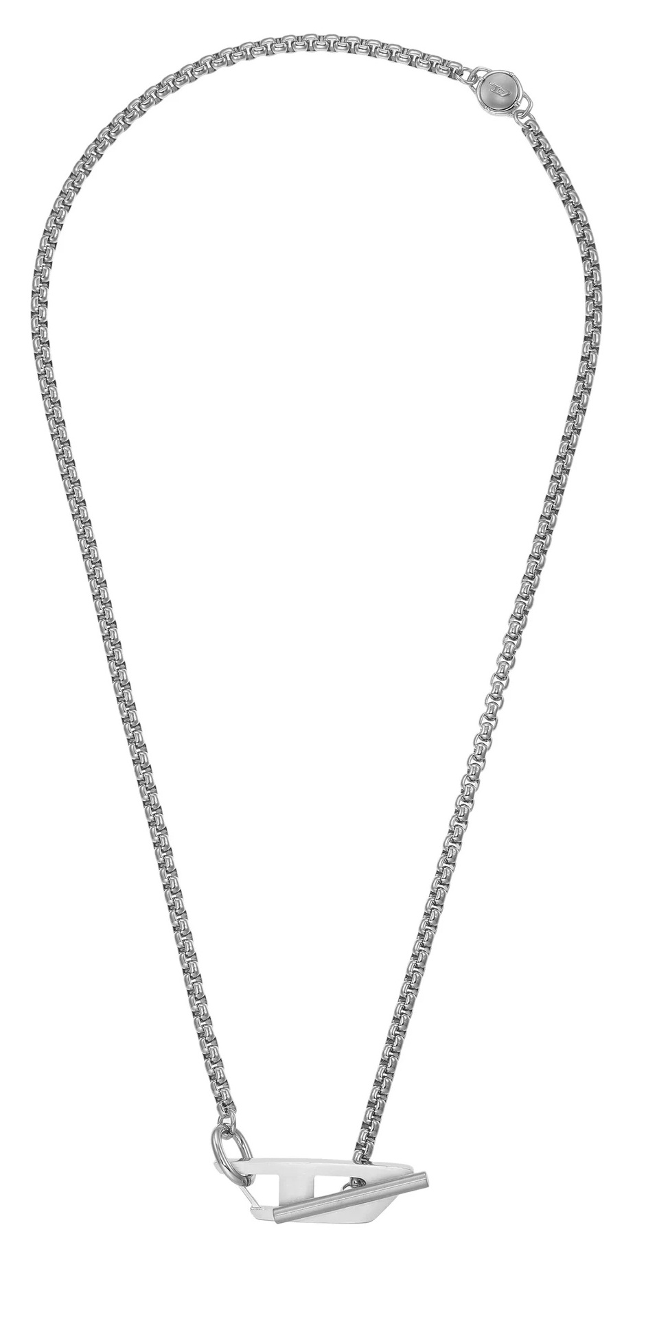 Diesel Fashion ocelový náhrdelník s logem DX1477040