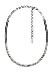 Diesel Luxusní korálkový náhrdelník z hematitu DX1575931