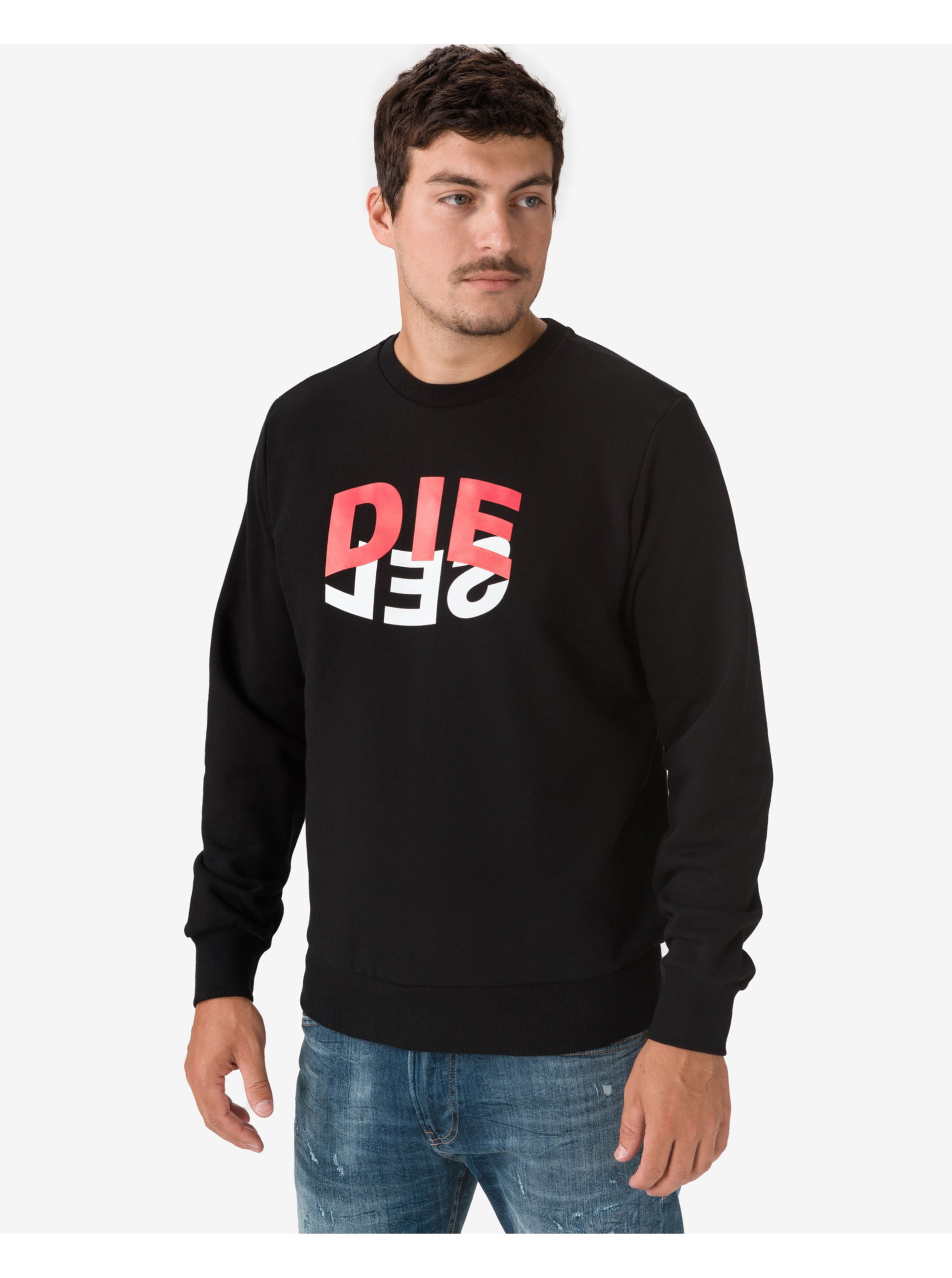 Diesel Mikina S-Girk-Hood-N1 Felpa - Pánské