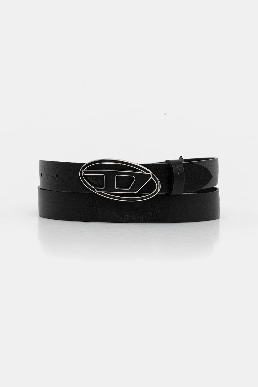 Diesel  pásek dámský kožený OVAL D LOGO B-1DR 25