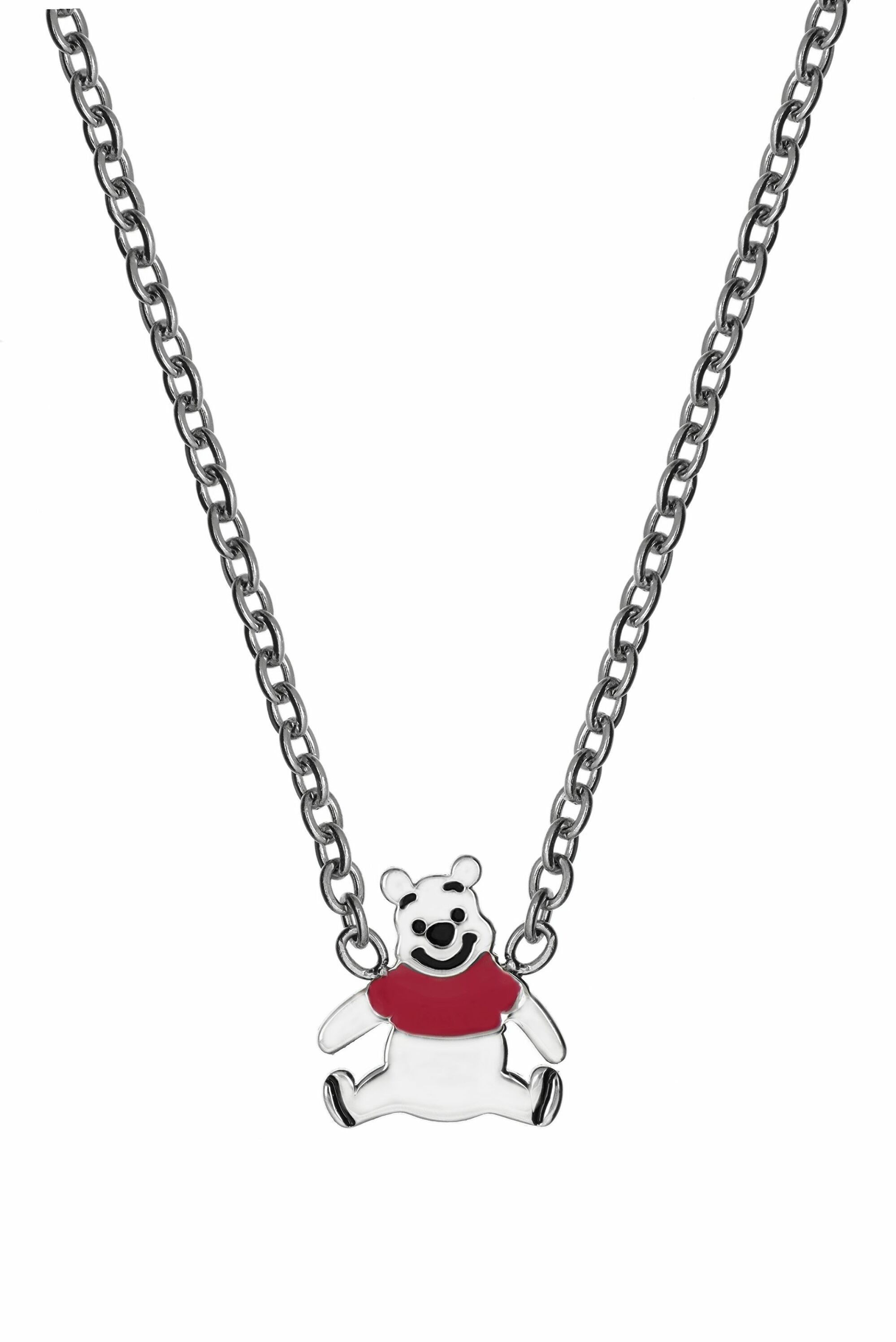 Disney Ocelový náhrdelník s přívěskem Medvídka Pú Winnie the Pooh N600632L-157.CS