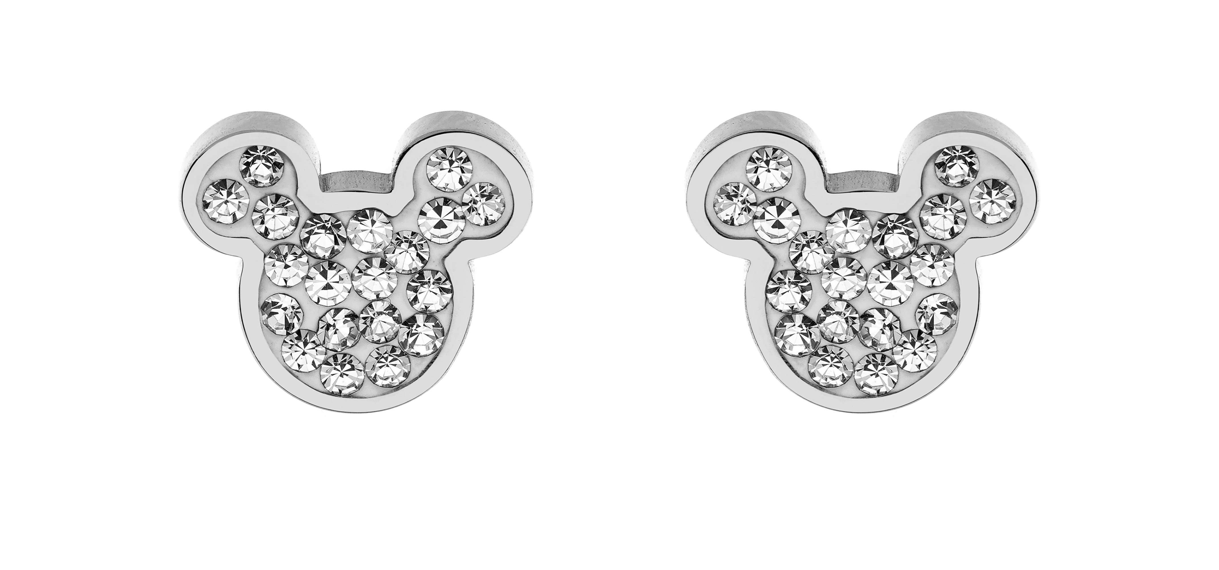 Disney Půvabné ocelové pecky se zirkony Mickey Mouse E600178RWL-B.CS