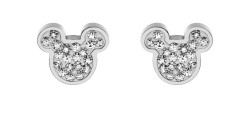 Disney Půvabné ocelové pecky se zirkony Mickey Mouse E600178RWL-B.CS