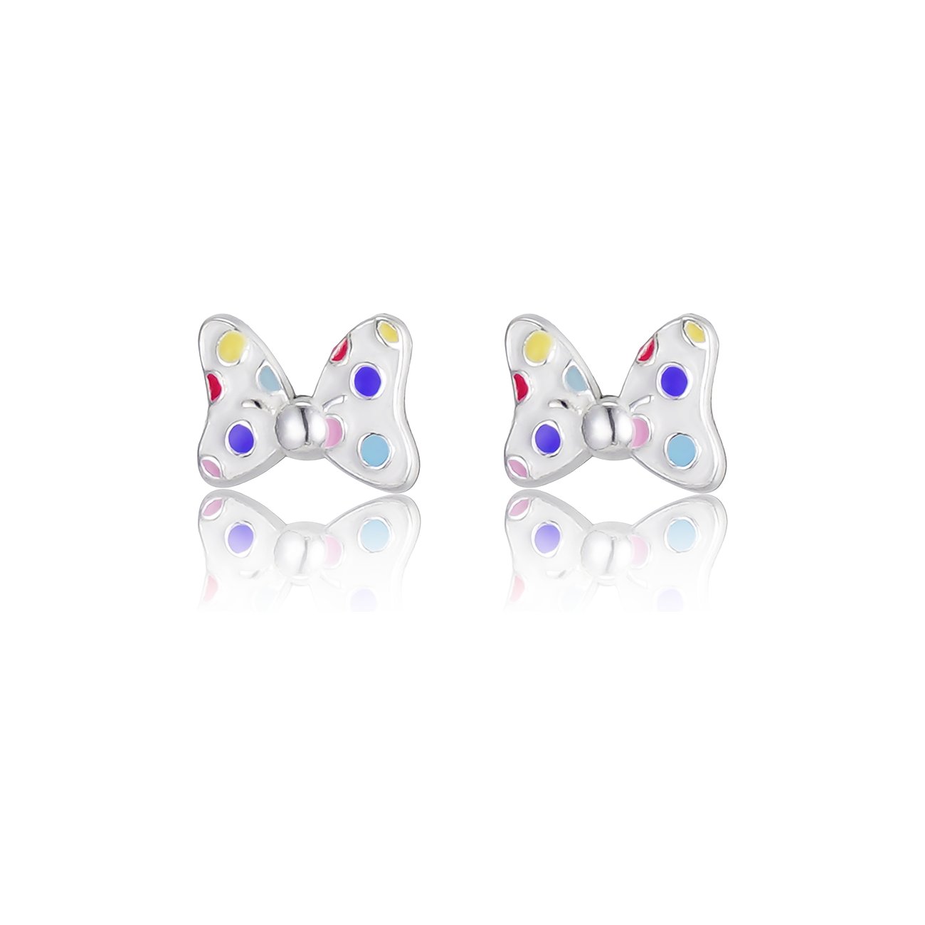 Disney Půvabné stříbrné náušnice Minnie Mašlička Mini ES00107SL.CS