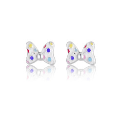 Disney Půvabné stříbrné náušnice Minnie Mašlička Mini ES00107SL.CS