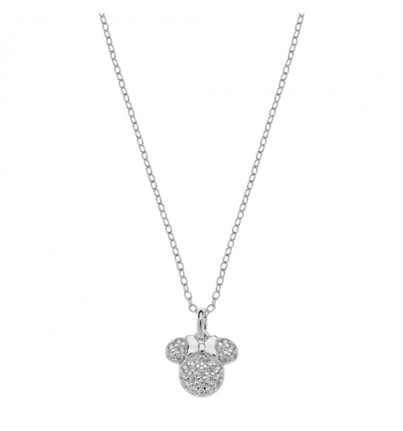 Disney Půvabný stříbrný náhrdelník Minnie Mouse NS00033SZWL-157.CS (řetízek, přívěsek)