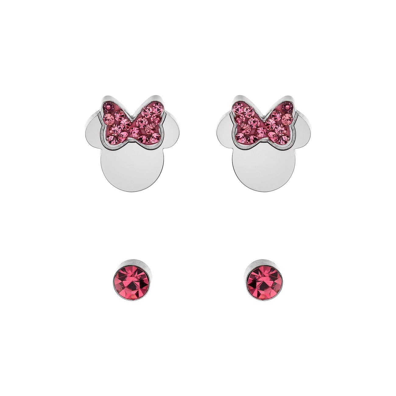 Disney Set dívčích náušnic Minnie Mouse S600149RPL-B.CS (2 páry náušnic)