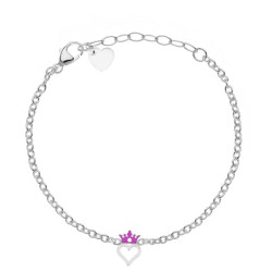Disney Slušivý ocelový náramek Princess B600649RWL-55.CS