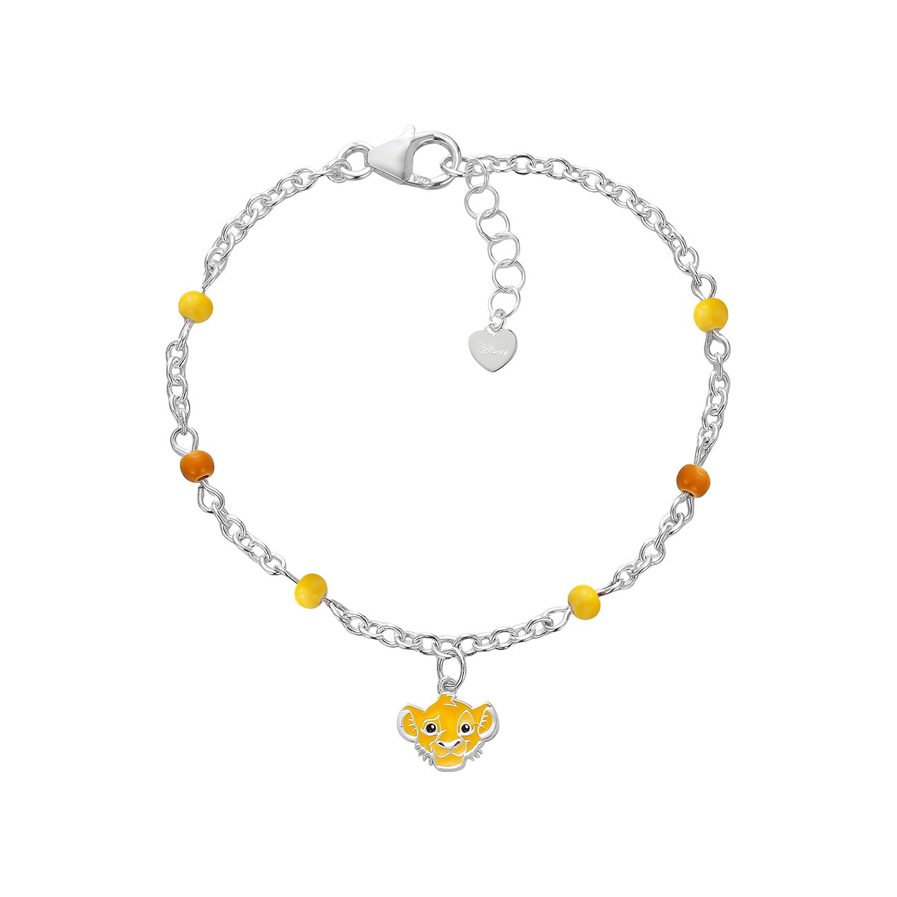Disney Slušivý stříbrný náramek Lion king Mini BS00105SL-47.CS