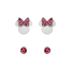 Disney Třpytivý set dívčích náušnic Minnie Mouse S600149RPL-B.CS