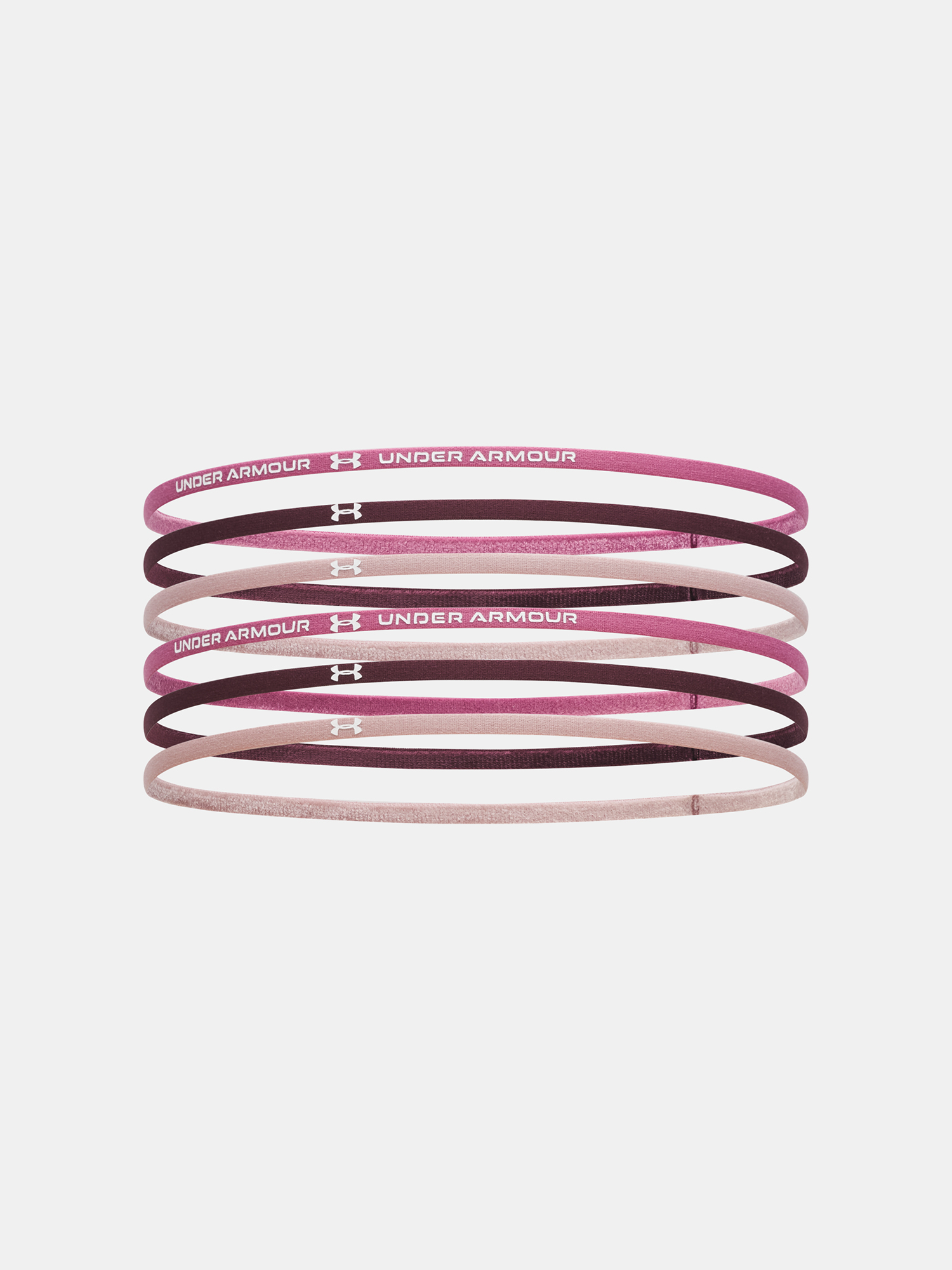Dívčí gumičky Under Armour G Mini Elastic 6PK-RED - Holky