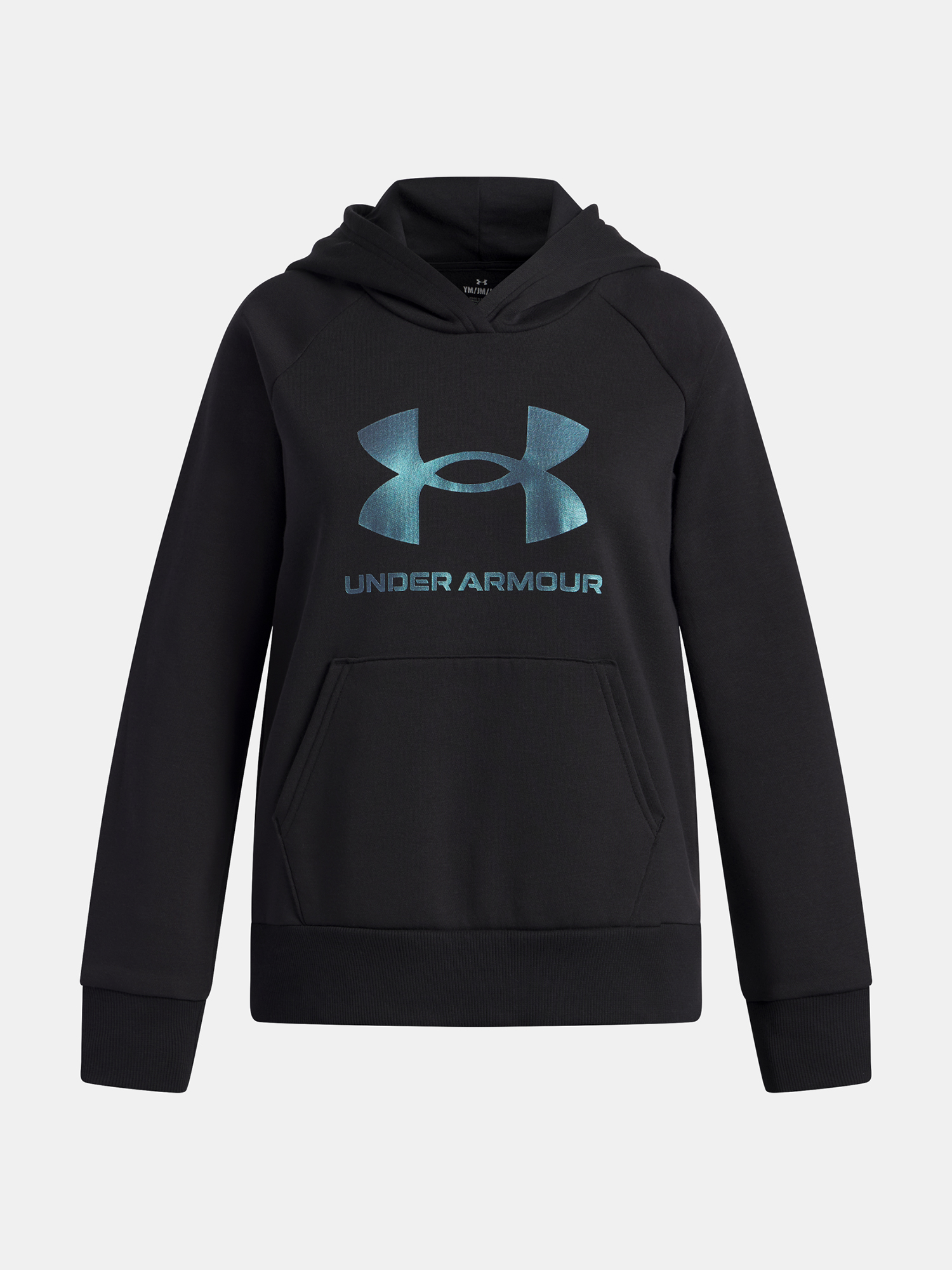 Dívčí mikina Under Armour UA Rival Flc Shimmer Hdy-BLK - Holky