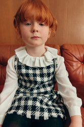 Dívčí šaty Abel&Lula černá barva, mini, 5526