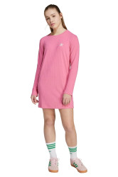 Dívčí šaty adidas Originals růžová barva, mini, přiléhavé, JX2850