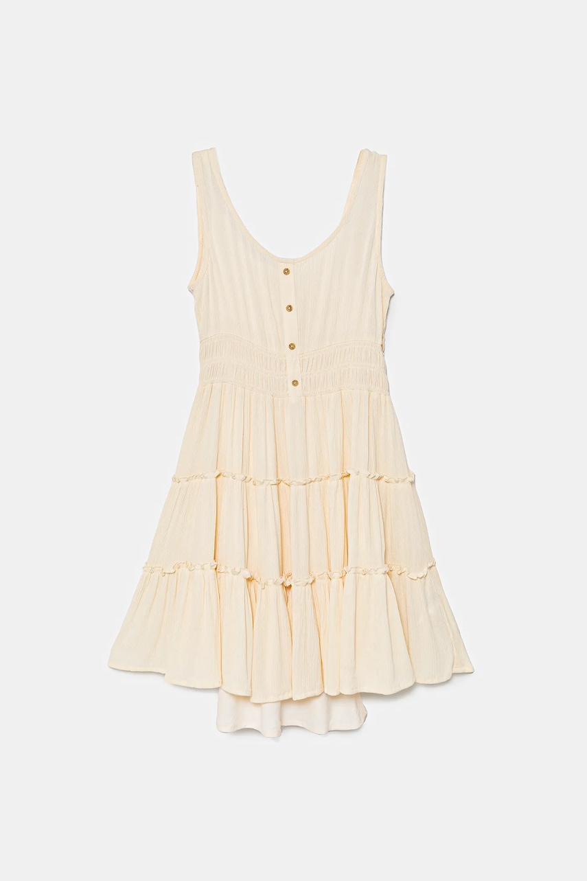 Dívčí šaty Guess béžová barva, mini, J5GK11 WH6W0