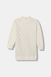 Dívčí šaty Guess béžová barva, mini, J5YK02 KA6V4