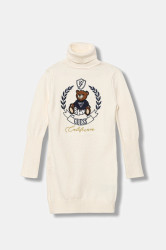 Dívčí šaty Guess béžová barva, mini, přiléhavé, J5BK21 Z3GS0