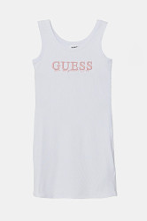 Dívčí šaty Guess bílá barva, mini, přiléhavé, J5GK39 K8RT2