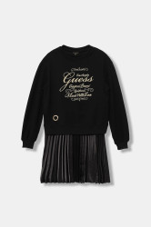 Dívčí šaty Guess černá barva, mini, J5BK31 KAUH0