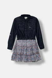 Dívčí šaty Guess tmavomodrá barva, mini, K5YK05 D4EU0
