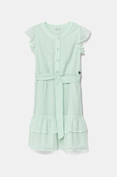 Dívčí šaty Guess tyrkysová barva, mini, J5GK18 WA2T0