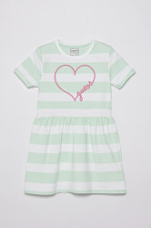 Dívčí šaty Guess tyrkysová barva, mini, K5GK28 KBOR4