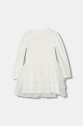 Dívčí šaty Jamiks NOOMI bílá barva, mini, JZI137