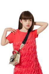 Dívčí šaty Karl Lagerfeld růžová barva, mini, Z30621