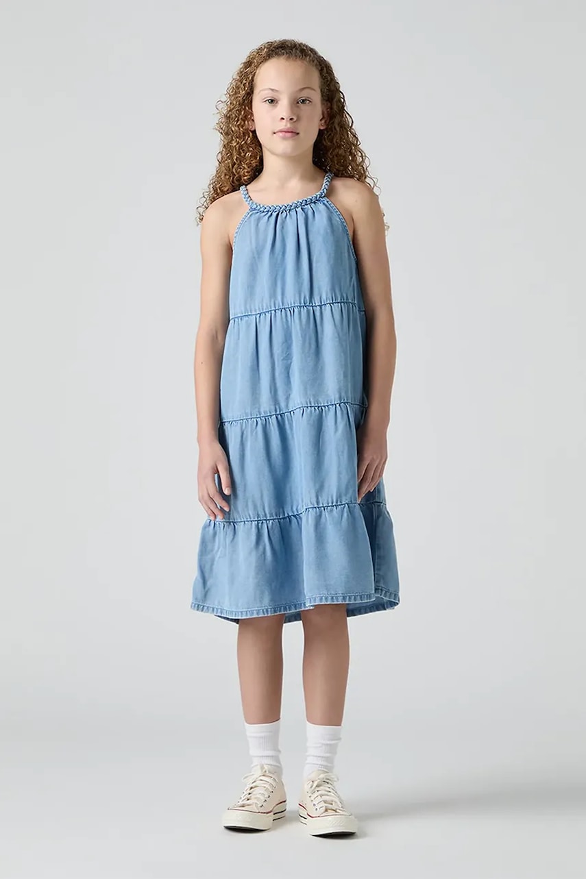 Dívčí šaty Levi's HALTER TIERED DRESS
