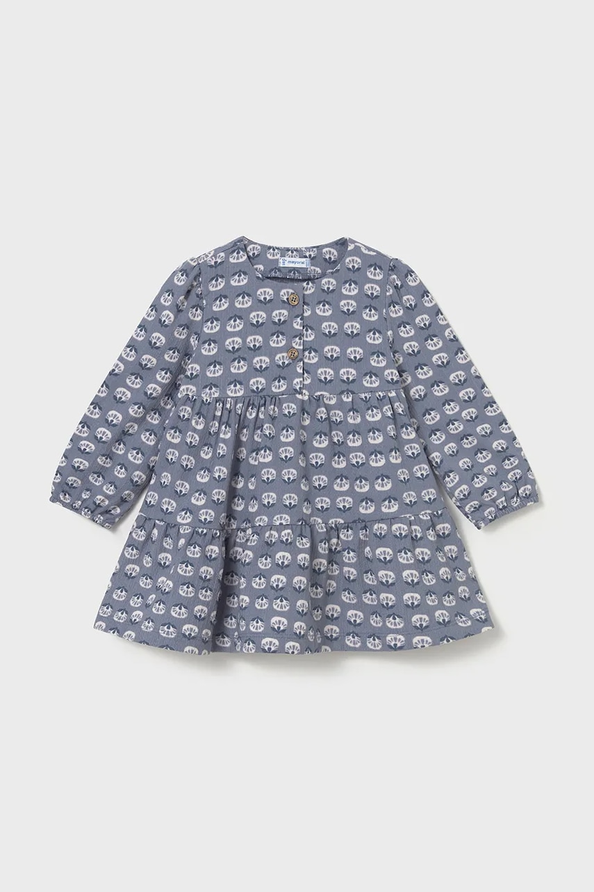 Dívčí šaty Mayoral modrá barva, mini, 2915