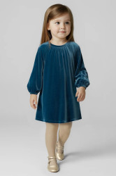 Dívčí šaty Mayoral modrá barva, mini, 4923
