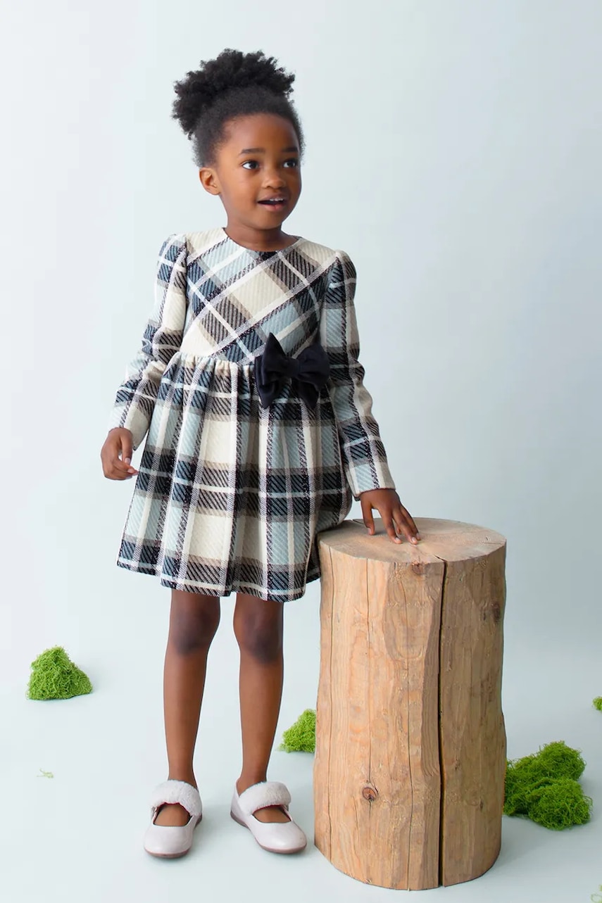 Dívčí šaty Mayoral modrá barva, mini, 4924