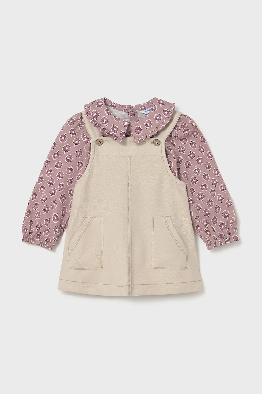 Dívčí šaty Mayoral růžová barva, mini, 2926