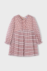 Dívčí šaty Mayoral růžová barva, mini, 4917