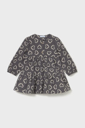 Dívčí šaty Mayoral šedá barva, mini, 2915