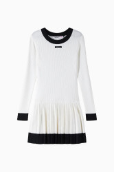 Dívčí šaty Patrizia Pepe K9G3 bílá barva, mini, 7A0570