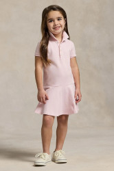 Dívčí šaty Polo Ralph Lauren růžová barva, mini, 312698754082