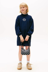 Dívčí šaty Tommy Hilfiger tmavomodrá barva, mini, KG0KG08795