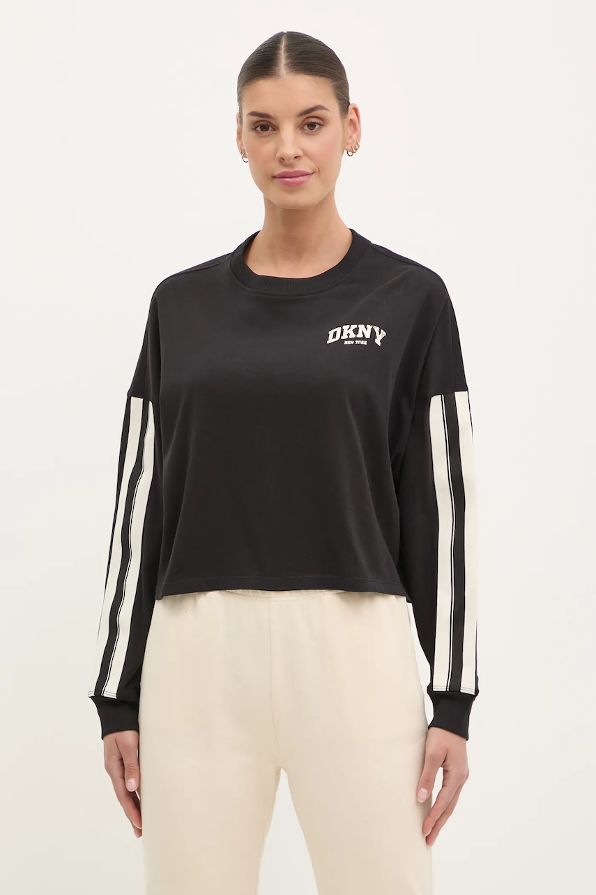 DKNY  Bavlněné tričko s dlouhým rukávem