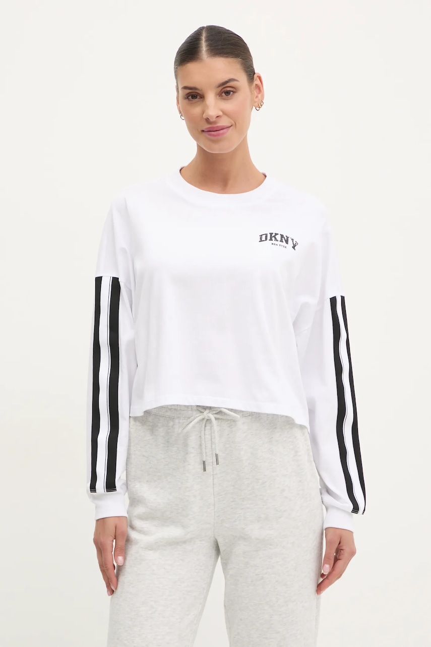 DKNY  Bavlněné tričko s dlouhým rukávem