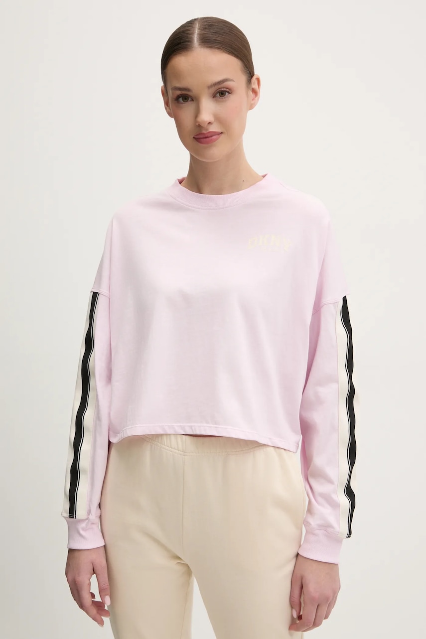 DKNY  Bavlněné tričko s dlouhým rukávem