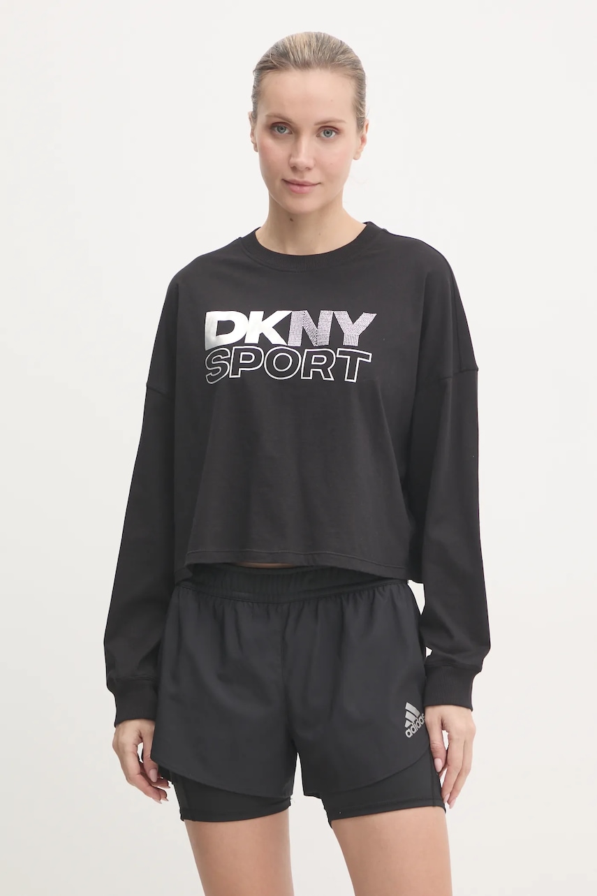 DKNY  Bavlněné tričko s dlouhým rukávem