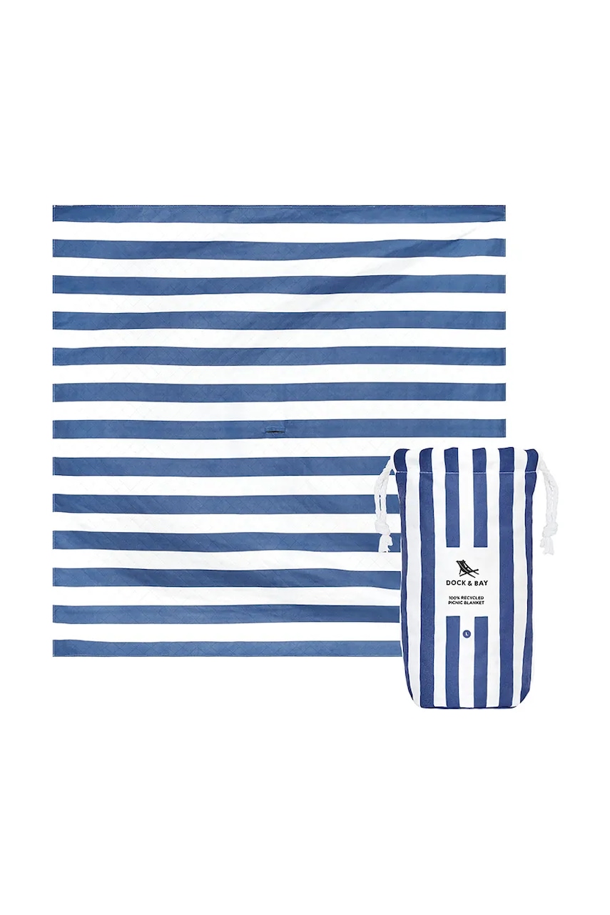 Dock & Bay  Pikniková deka  Whitsunday Blue 170 x 170 cm