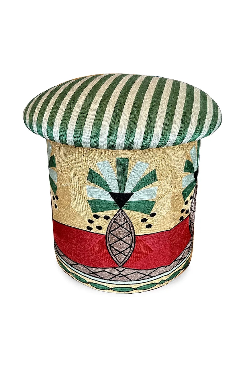Doing Goods  Puf  Paloma Palm Embroidere