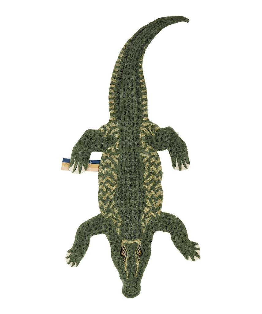 Doing Goods  Vlněný koberec  Coolio Crocodile 202 x 89 cm