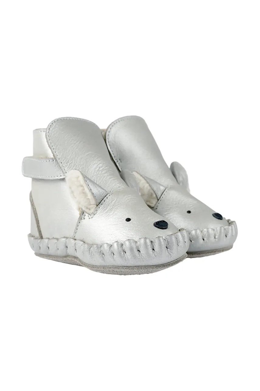 Donsje  boty kojenecké kožené Smikki Booties Polar Fox