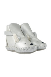 Donsje  boty kojenecké kožené Smikki Booties Polar Fox