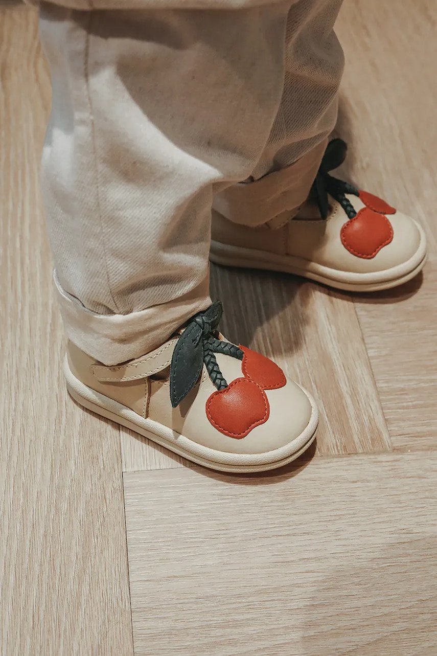 Donsje  Dětské kožené polobotky  Joeka Shoes Cherry