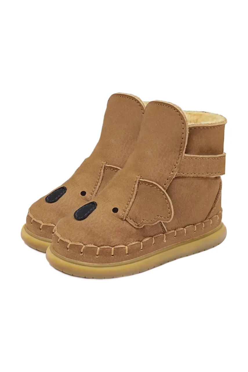 Donsje  Dětské semišové zimní boty  Dubu Classic Shoes Koala
