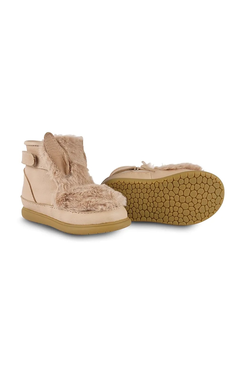 Donsje  Dětské semišové zimní boty  Roumi Shoes Fluffy Bunny